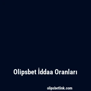 Olipsbet İddaa Oranları